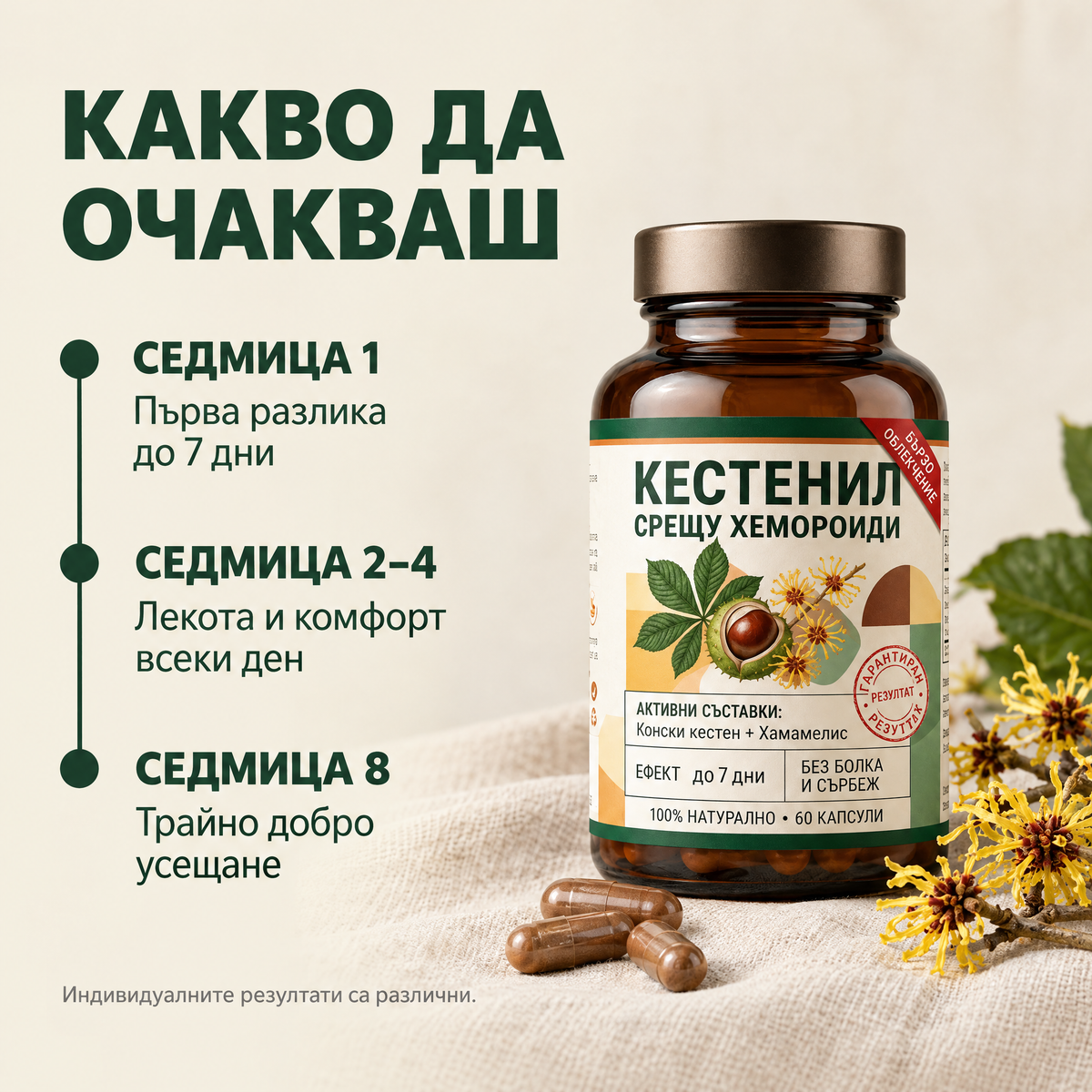 Какво да очакваш с Кестенил седмица по седмица
